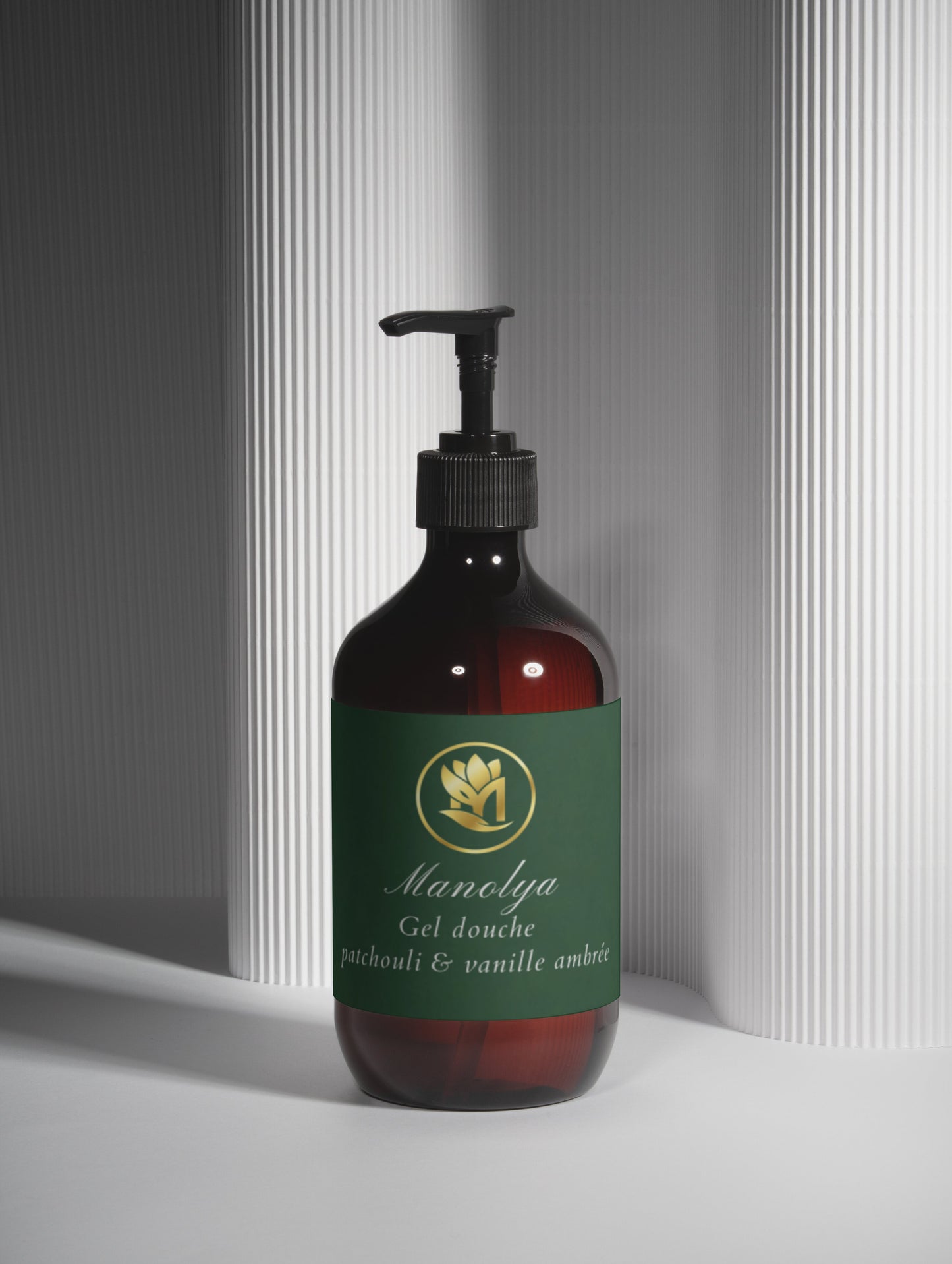 Gel Douche, Patchouli & Ambre Vanille, 490ml