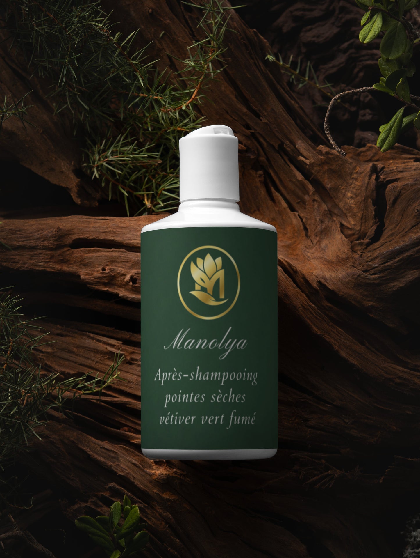 Après-shampooing Vétiver Vert Fumé, pointes séches, 370ml