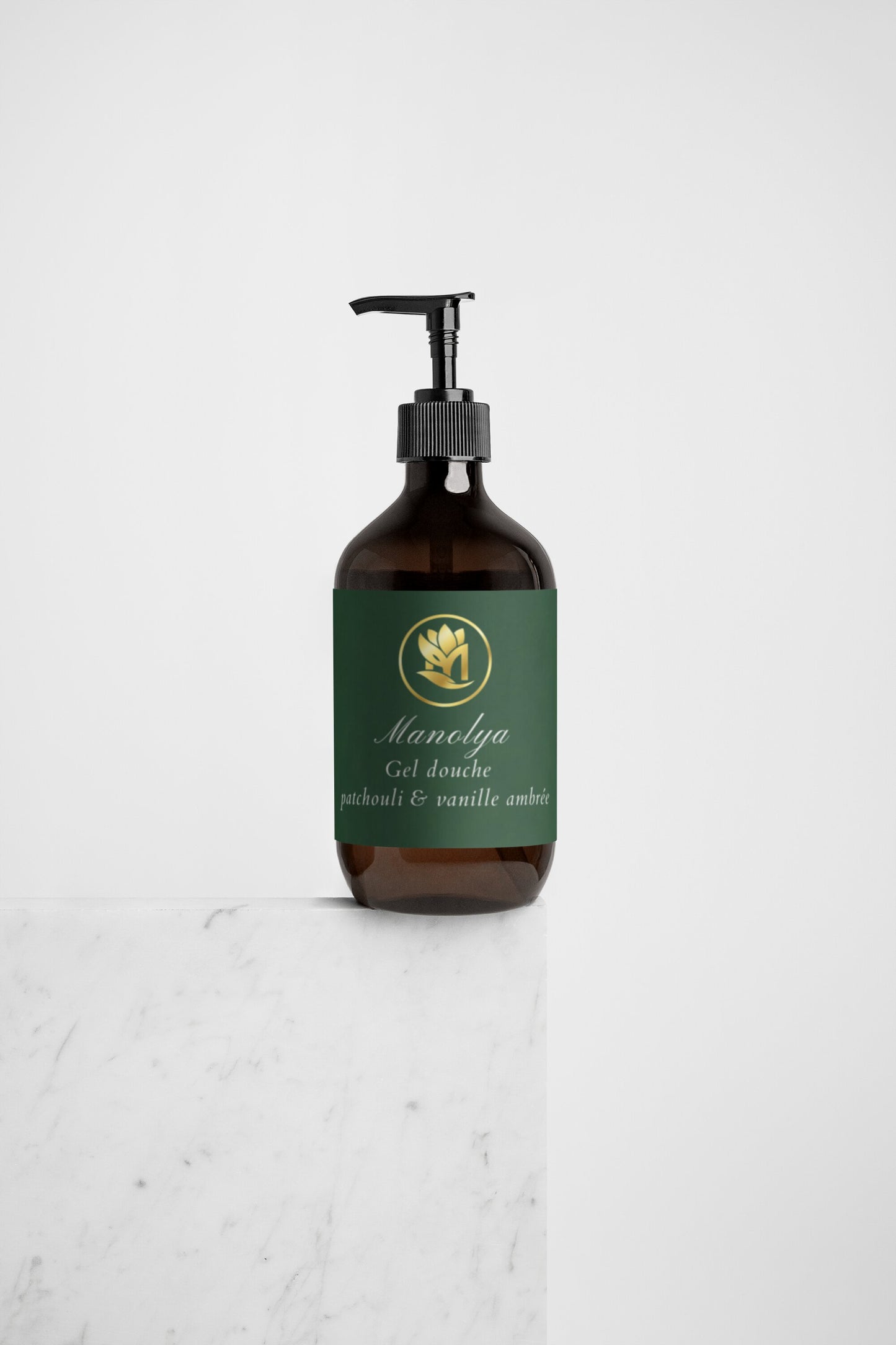 Gel Douche, Patchouli & Ambre Vanille, 490ml