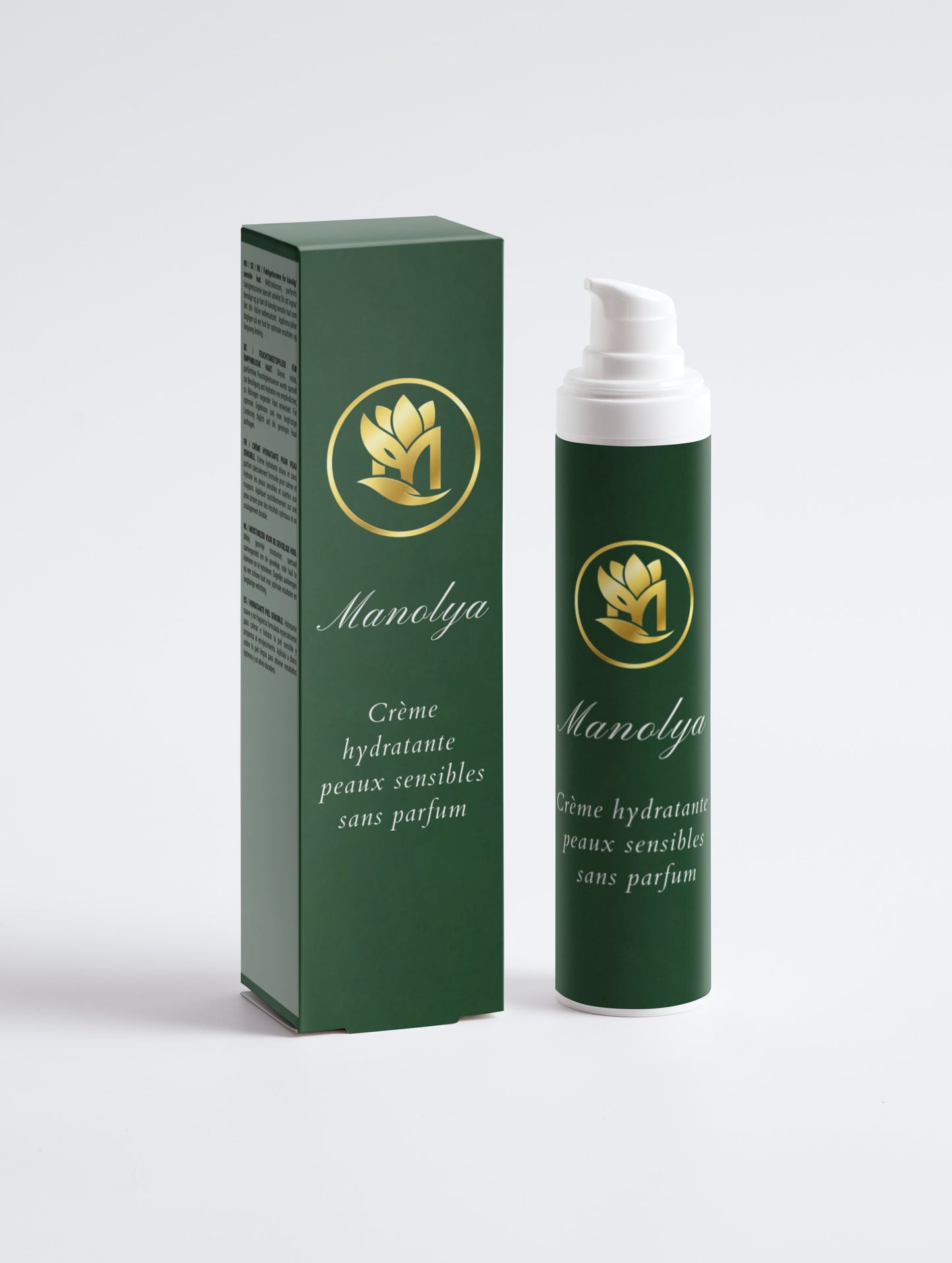 Crème hydratante pour peaux sensibles, sans parfum, 50ml