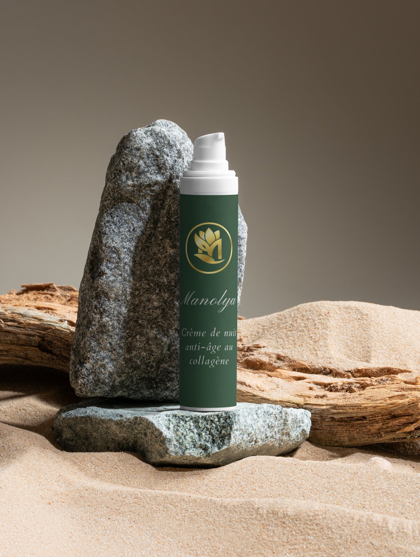 Crème de Nuit Anti-Âge, au collagène, 50ml