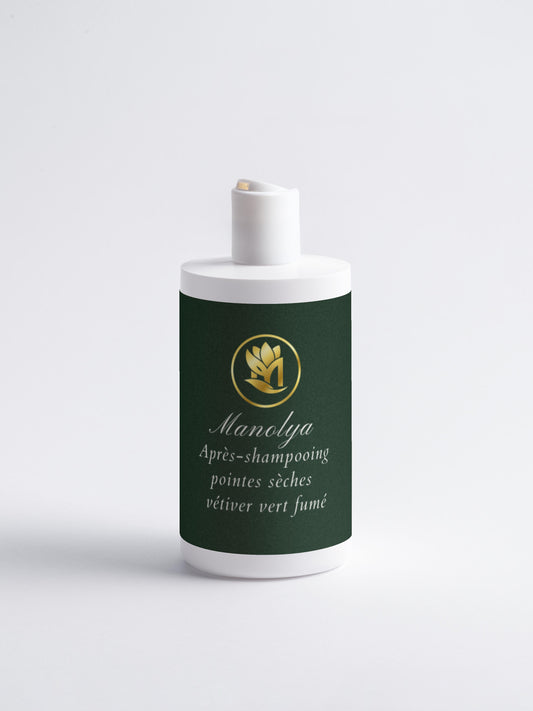Après-shampooing Vétiver Vert Fumé, pointes séches