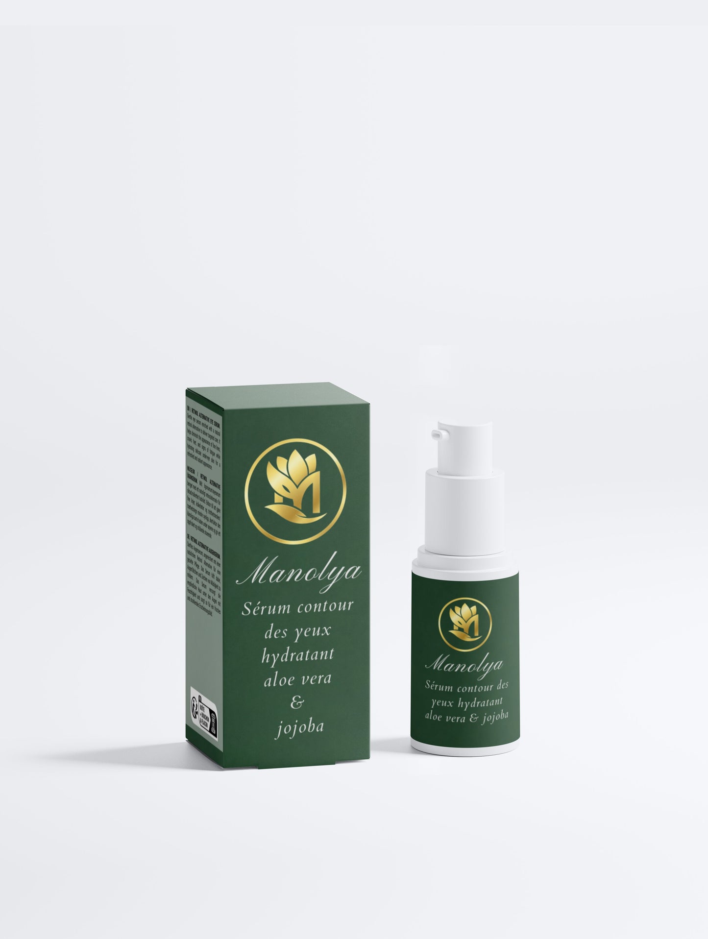 Sérum Contour des Yeux Hydratant, aloe vera & jojoba, 15ml