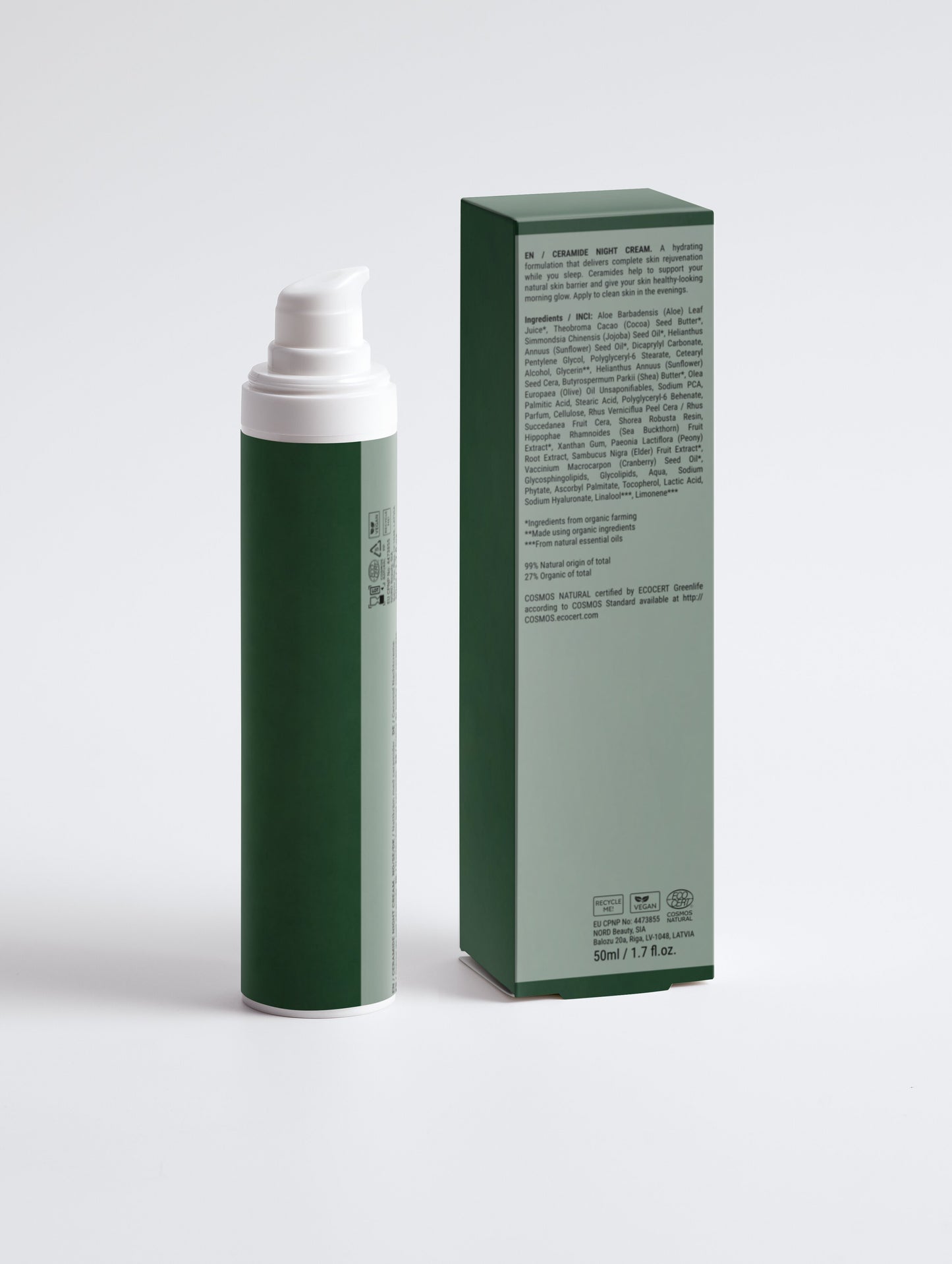 Crème de nuit Barrière, aux céramides, 50ml