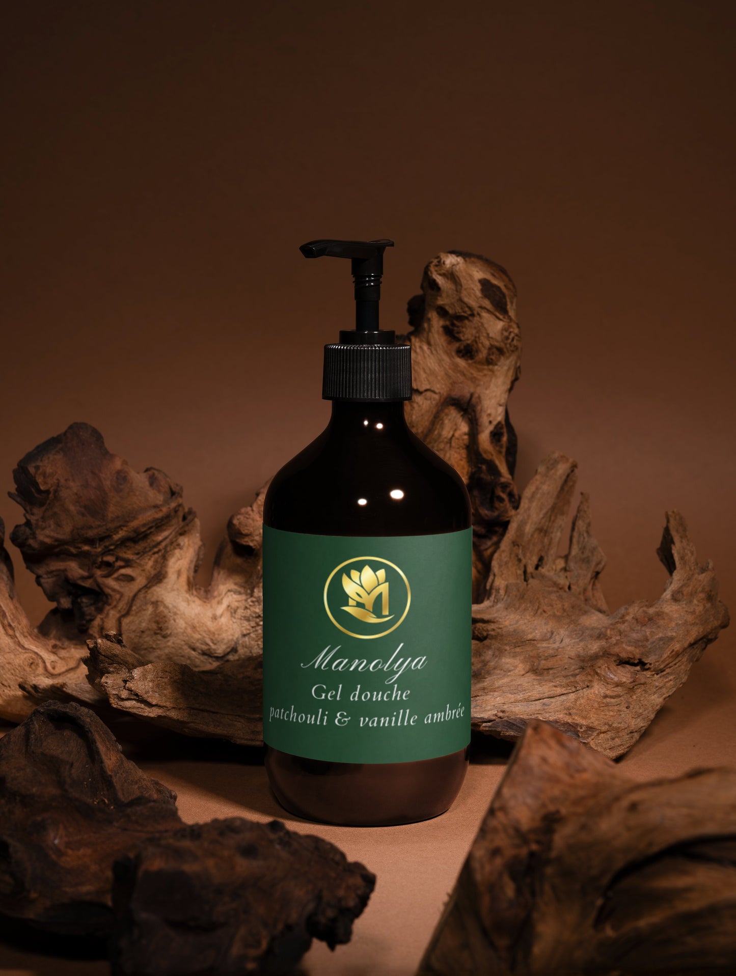 Gel Douche, Patchouli & Ambre Vanille, 490ml