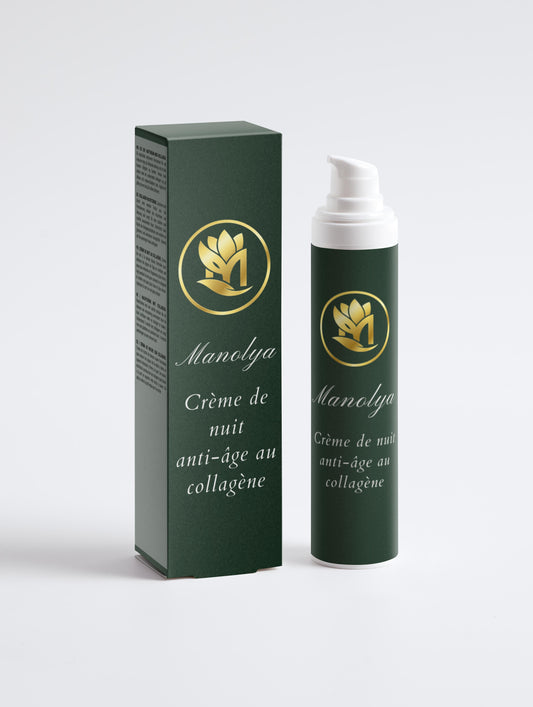 Crème de Nuit Anti-Âge, au collagène