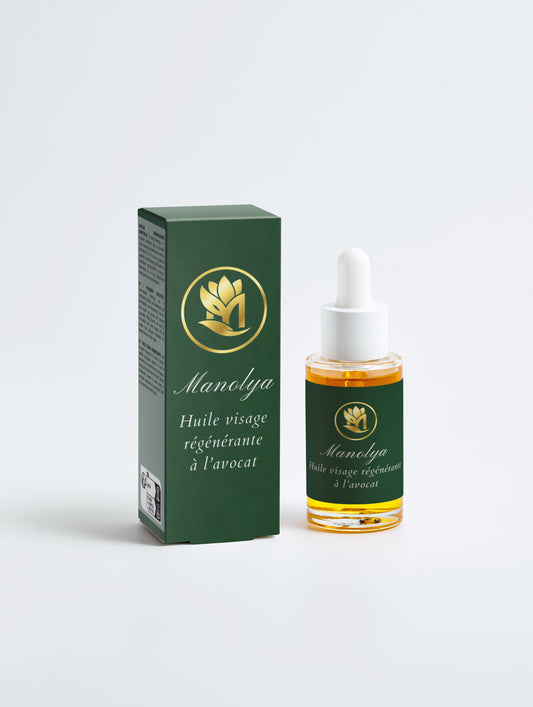 Huile Visage Régénérante, à l’avocat, 30ml