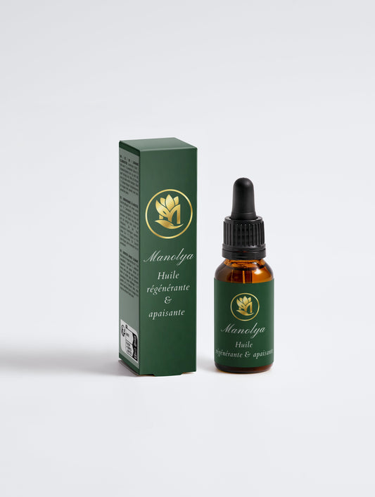Huile apaisante, pour le visage, 20ml