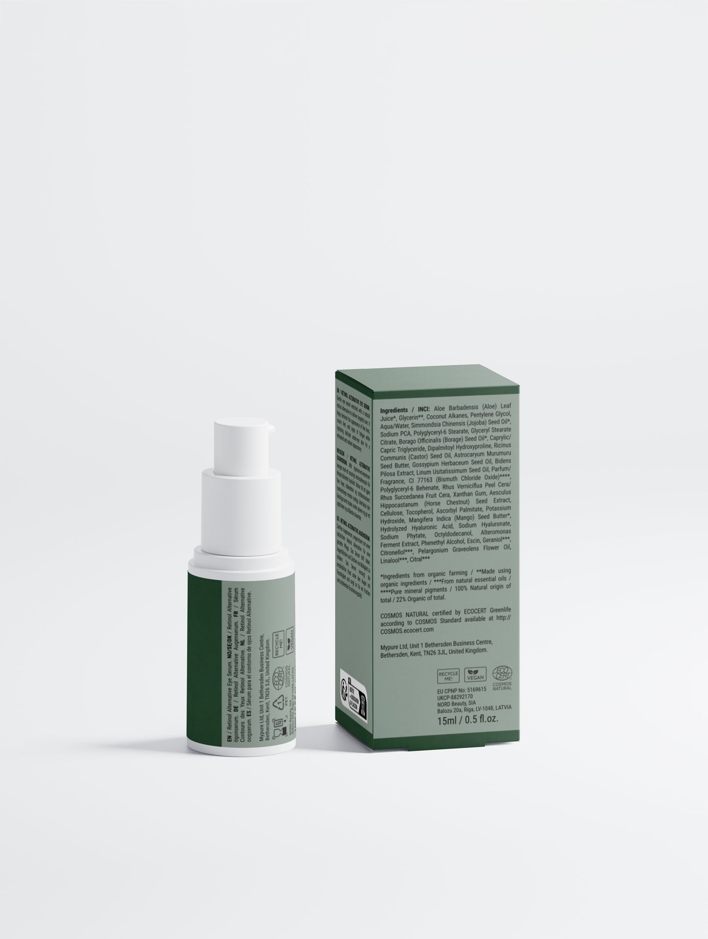 Sérum Contour des Yeux Hydratant, aloe vera & jojoba, 15ml