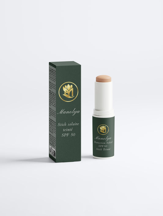Protection Solaire SPF50 Stick, avec teinte