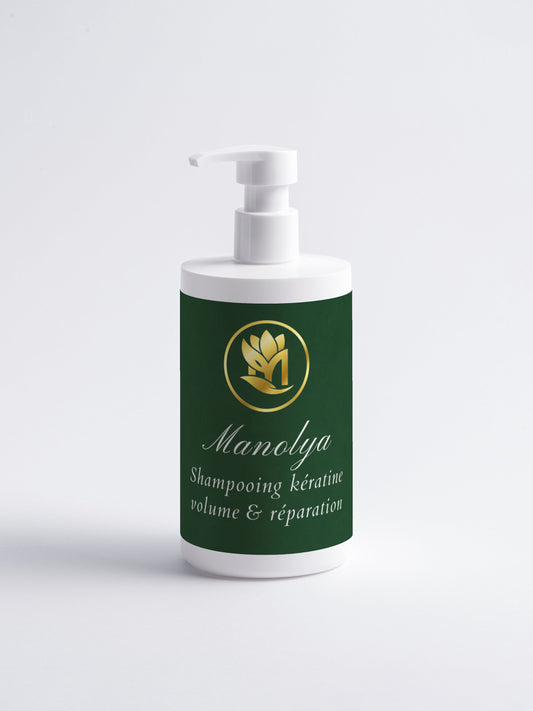 Shampooing kératine, Volume et Réparation, 390ml
