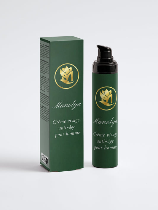Crème visage anti-âge, pour hommes, 50ml