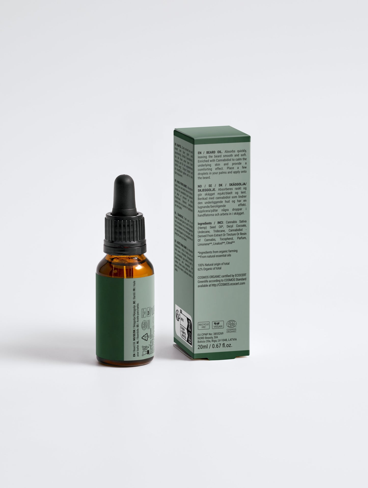 Huile à Barbe, douceur & hydratation, 20ml