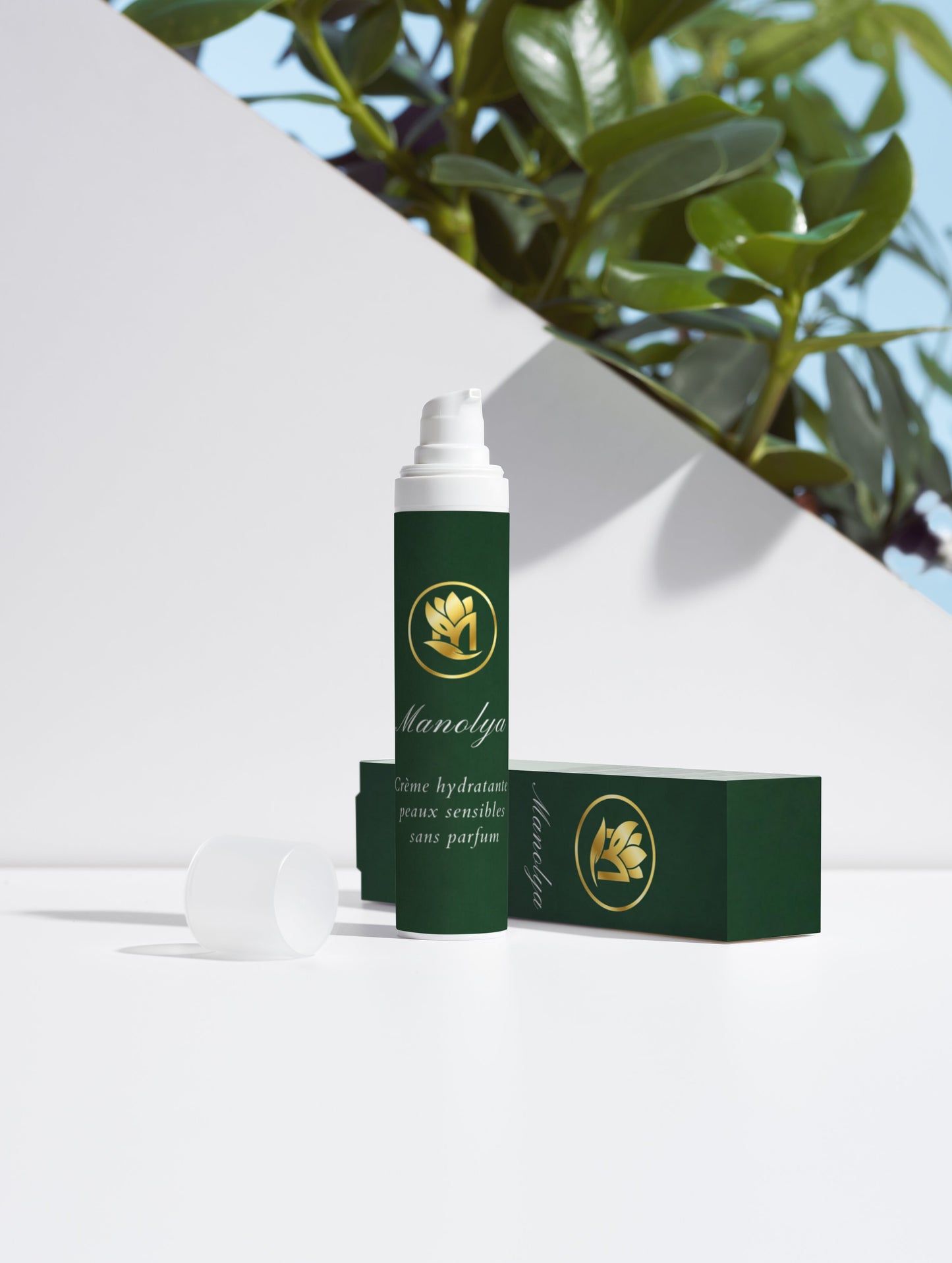 Crème hydratante pour peaux sensibles, sans parfum, 50ml