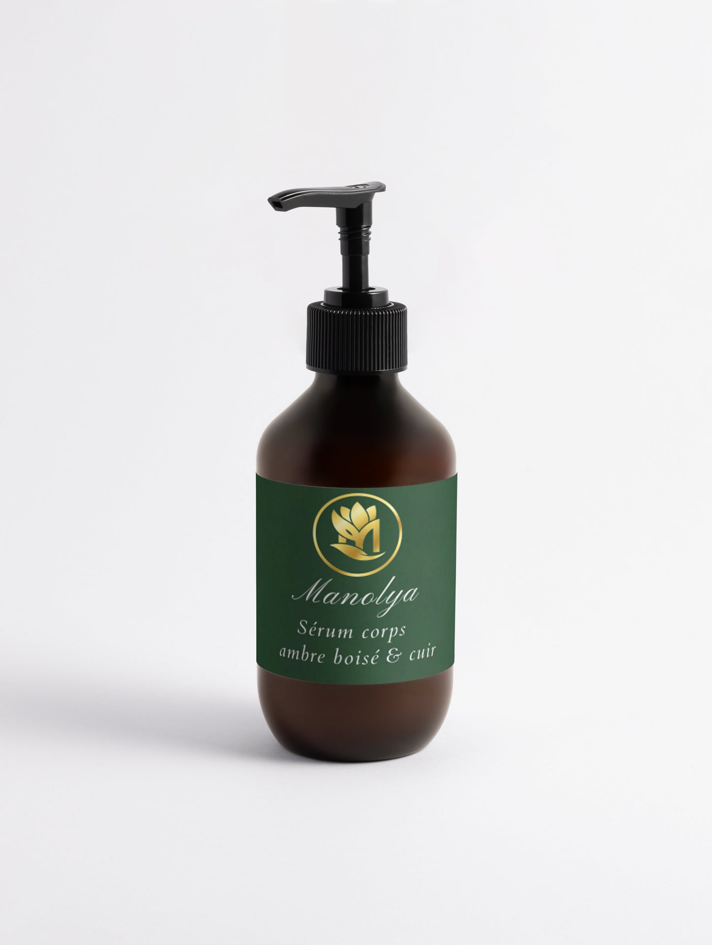 Sérum corporel, ambre boisé et cuir, 290ml